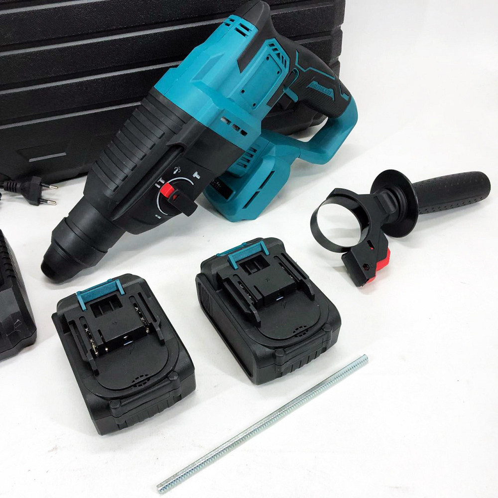 Перфоратор прямой ударный для строительства KRAFFTEC, Дрель-перфоратор в чемодане GU-54 Киев - изображение 2