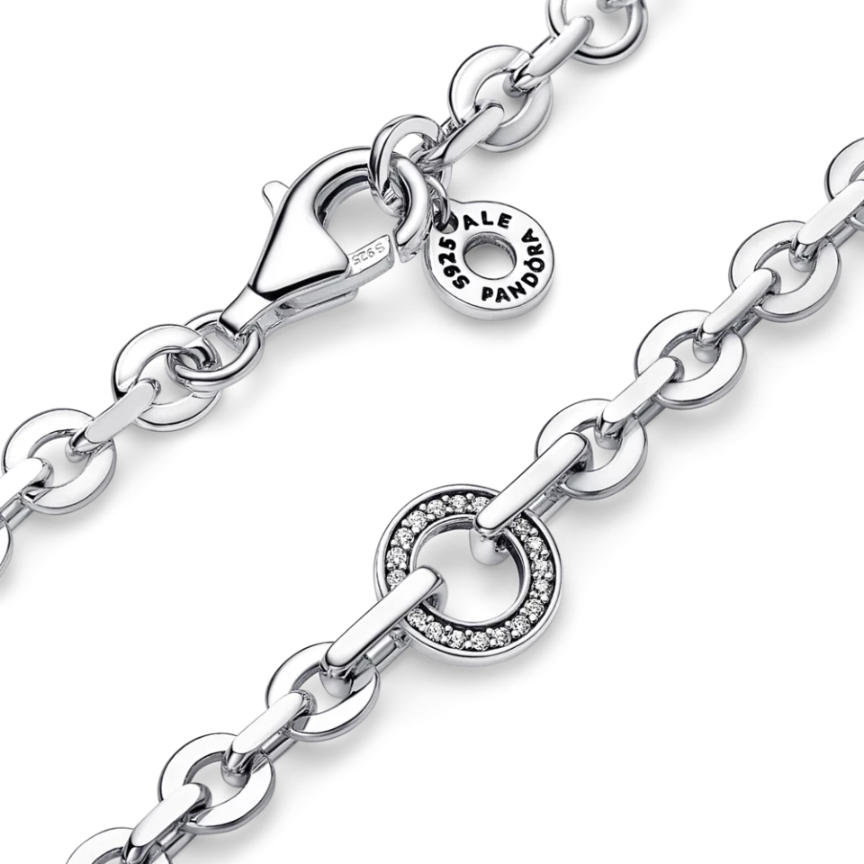 Срібний браслет ланцюжковий з кільцем MasterSem Київ - фото 2