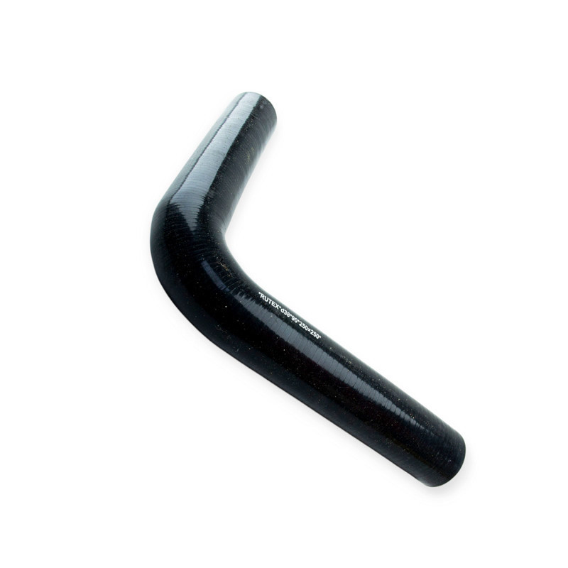 Патрубок кут d-38 L-250*250 90град. силікон універсальний Мукачево - фото 1