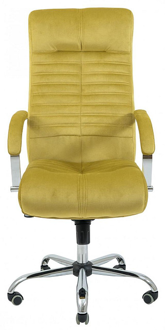 Офісне Крісло Керівника Richman Orion Missoni 13 Хром М1 Tilt Жовтий Київ - фото 2