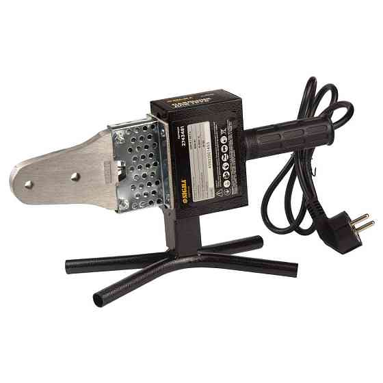 Паяльник для пластикових труб 600 Вт 20-32мм металевий кейс SIGMA (2743481) Київ