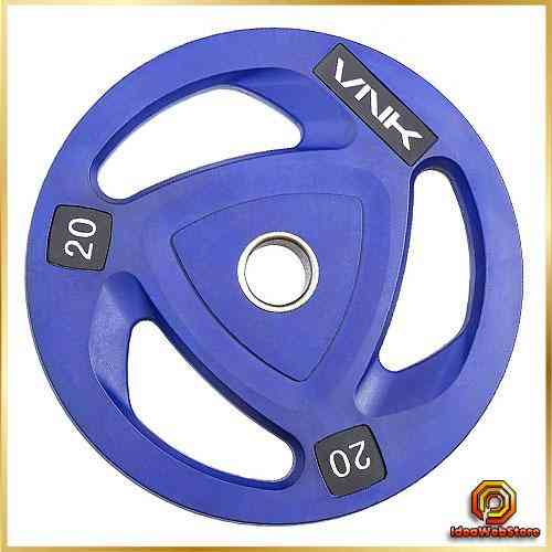 Блін для штанги VNK PRO міцний диск для силових вправ тренажерного залу і будинку 20 кг (1 шт) Київ