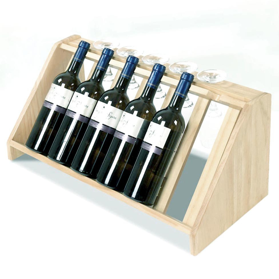 Настольная винная полка 