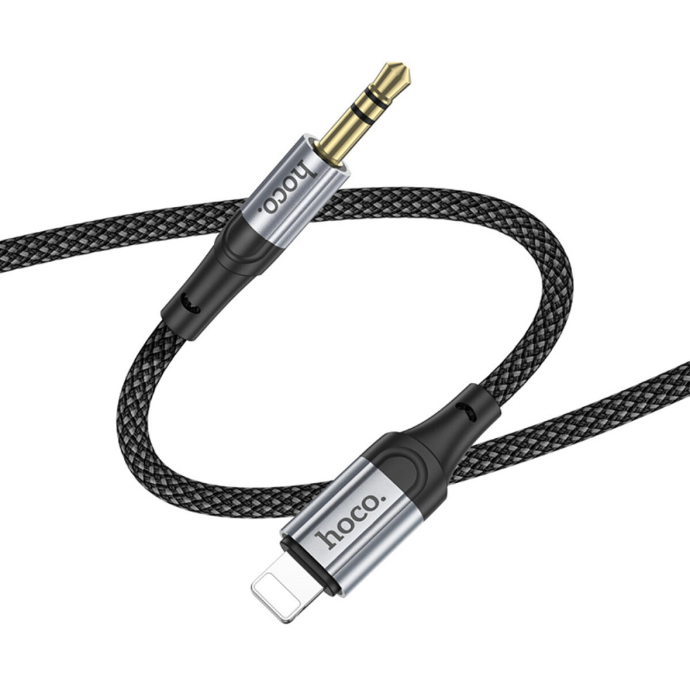 Аудiокабель HOCO UPA26 Fresh digital audio conversion cable iP Black (6942007608817 ) Київ - фото 3