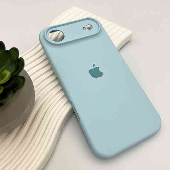 Чохол для смартфона Silicone Full Case AA Camera Protect for Apple iPhone 17 Air 27,Mist Blue Київ