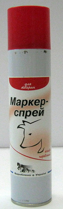 Спрей фарба маркер 500 мл (червоний) Вінниця - фото 1