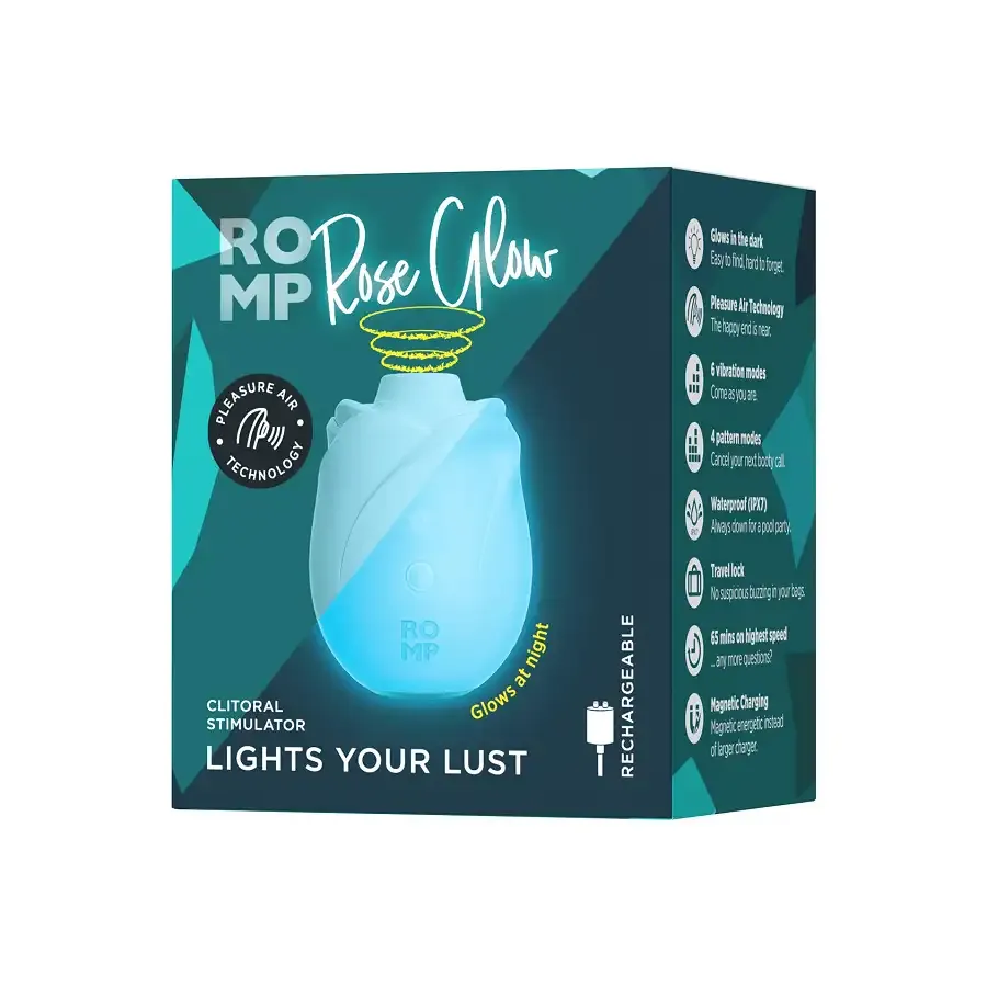 Вакуумний кліторальний стимулятор Romp Rose Glow Львів - фото 10