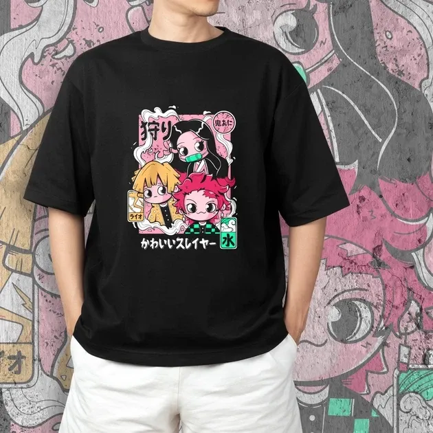 Футболка для подростка мальчика с принтом Клинок, рассекающий демонов Кидс Размер 160 Anime10425 Днепр - изображение 3