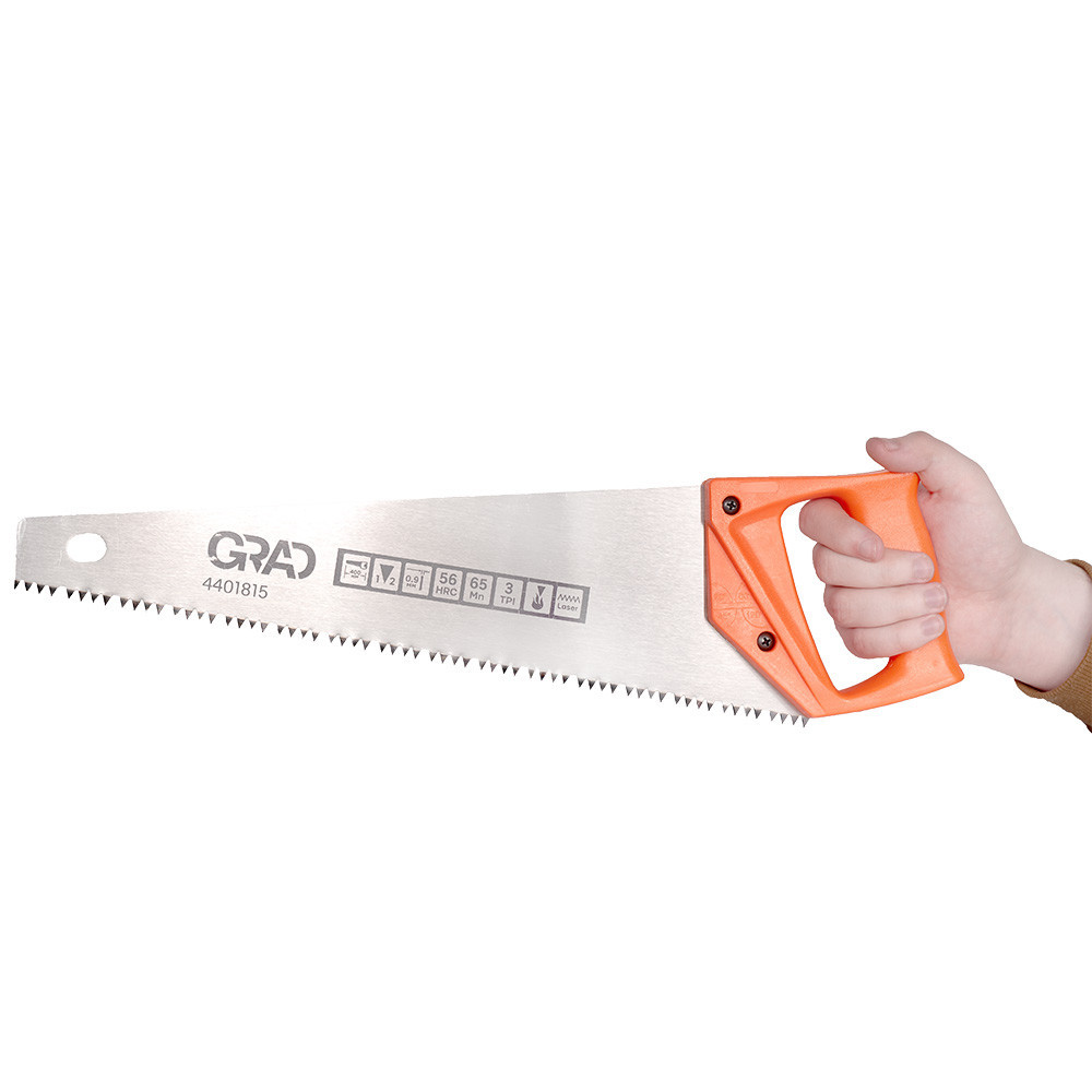 Ножовка по дереву 400мм 3TPI GRAD (4401815) Киев - изображение 5
