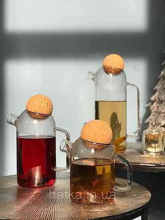 Чайник заварочний Olens "Круг" 1200 мл скляний Київ