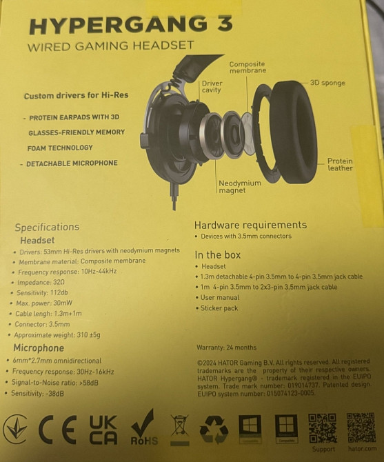 Наушники игровые hator. Харьков - изображение 2