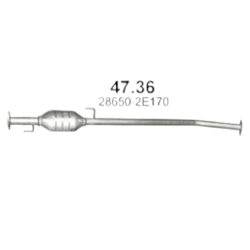 Резонатор Tuscon, Кіа Sportage 2.0 Хюндай Мукачево - фото 1