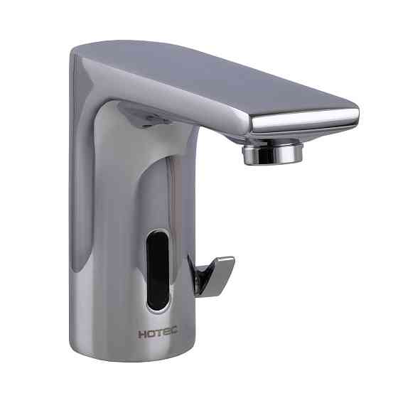 Змішувач сенсорний для умивальника HOTEC 19.117-DC/AC (220V/6V) з трансформатором Киев