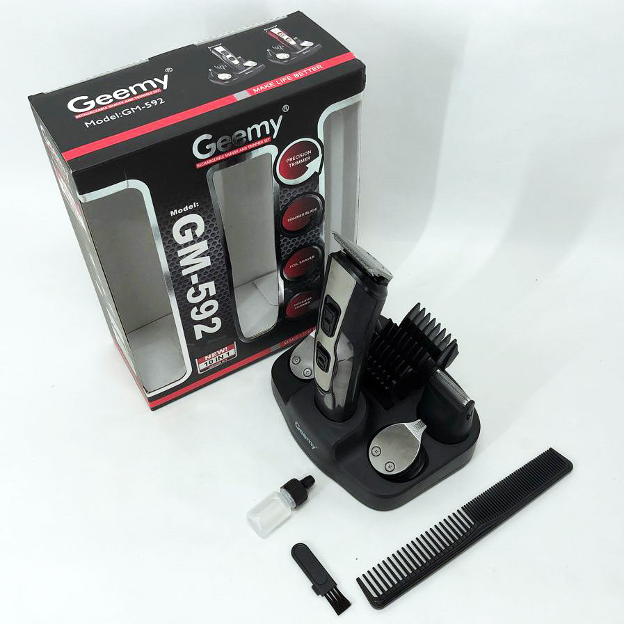 Мужской триммер для окантовки GEMEI, Машинка для стрижки короткой стрижки Электромашинка волос VE-92 Львов - изображение 16