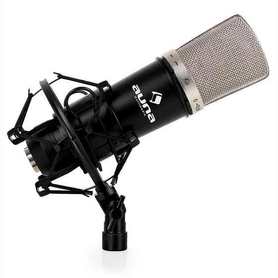 Набір студійних мікрофонів із конденсаторним мікрофоном XLR чорного кольору та настільною підставкою для мікрофона Рівне