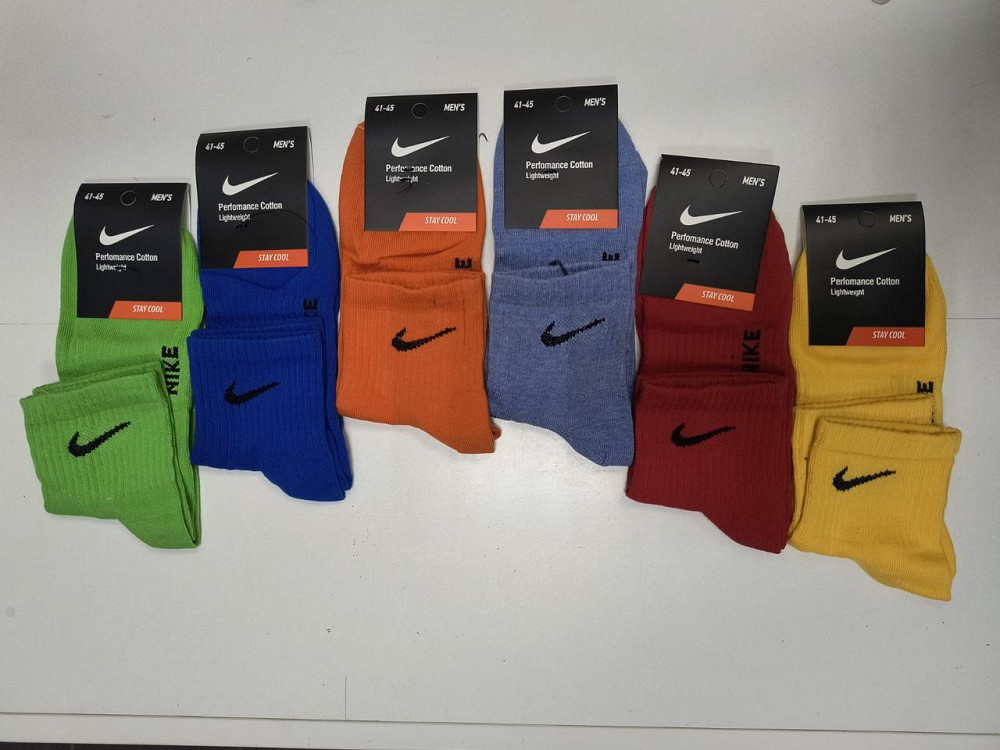Набор цветных мужских носков средней высоты. 6 шт в упаковке.Размер 41-45 Киев - изображение 1