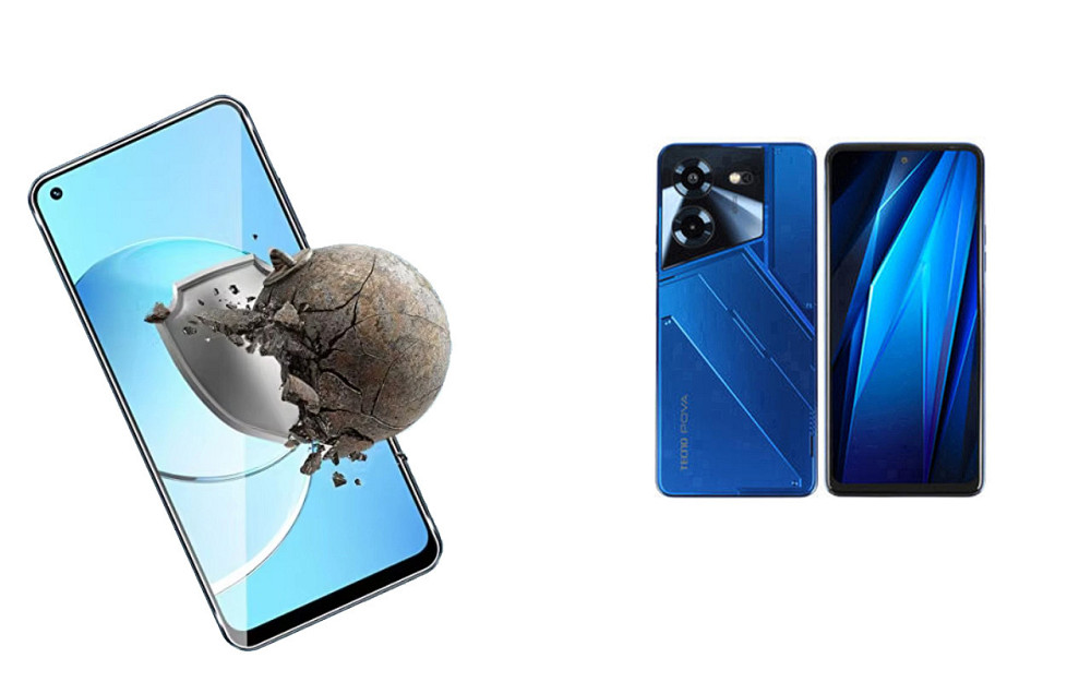 Защитное стекло DefenzoGlass для Tecno POVA 5, POVA 5 Pro – двойная прочность Киев - изображение 3