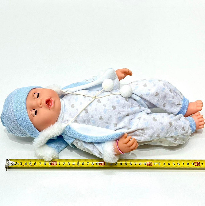 Пупс функціональний Чудо Малюк 8 функцій 9 аксесуарів у комплекті 43см Блакитний (BL242P-DM-UA) Чернигов - изображение 6
