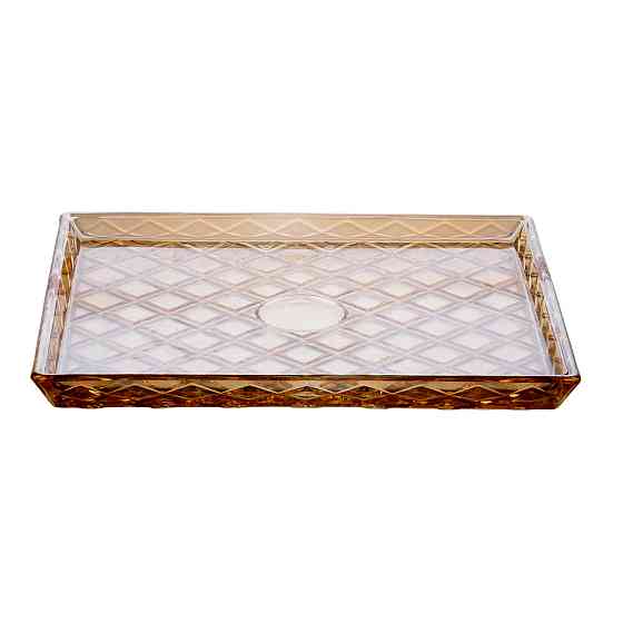 Блюдо для закусок скляне 24,5*20,5*2 см прямокутне HP-YH-53 Коломия