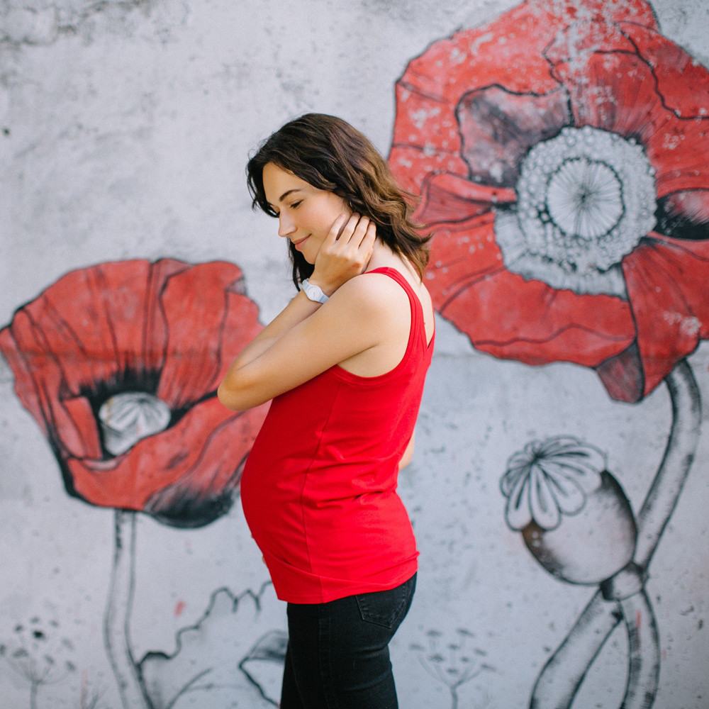 Майка для вагітних і годуючих-червона Київ - фото 3