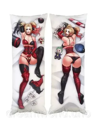 Подушка дакімакура Harley Quinn Харлі Квін декоративна подушка для обіймання Харків