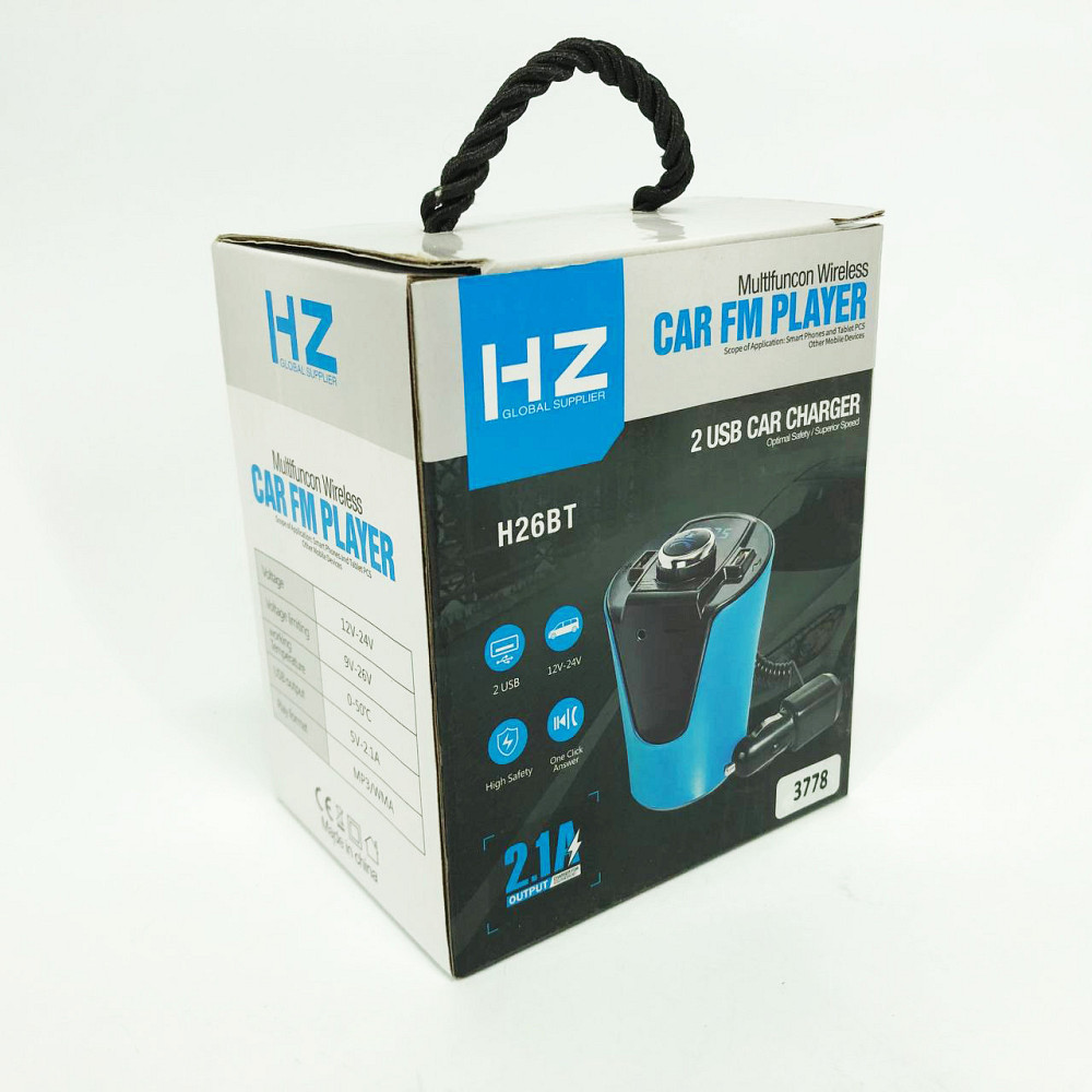 Универсальный fm-модулятор для автомобиля H26+BT BX6, Качественный фм модулятор, Блютуз VB-416 фм трансмиттер Киев - изображение 2