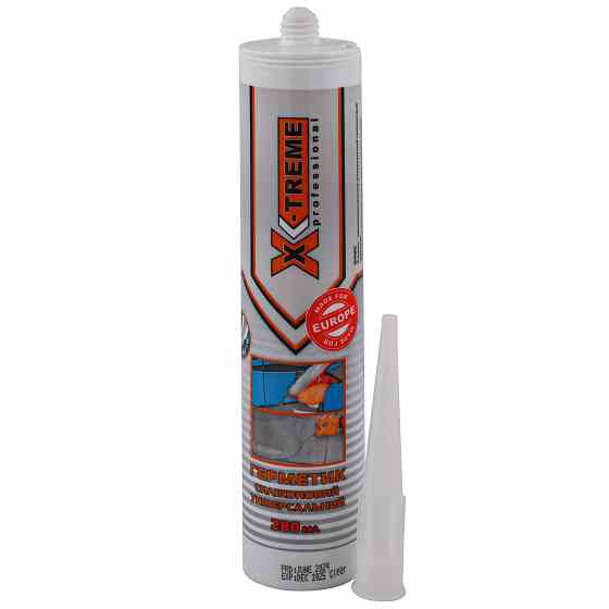 Герметик на силіконовій основі універсальний 280мл прозорий X-TREME Київ
