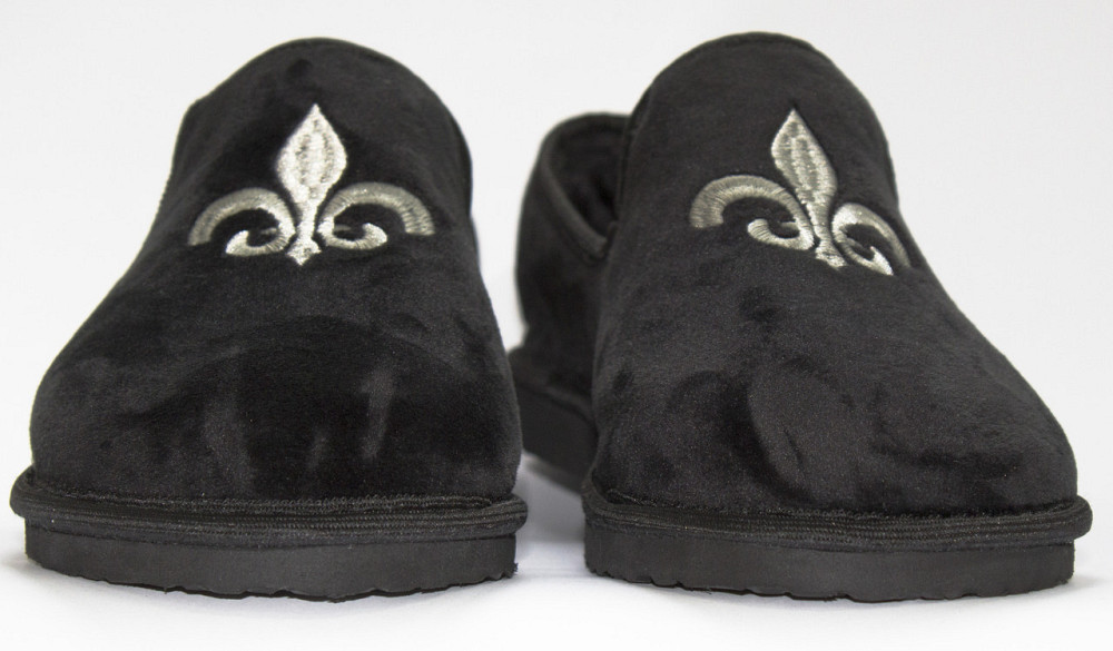 Капці із задником чоловічі домашні туфлі тапки чорні "Біла лілія" Одеса - фото 5