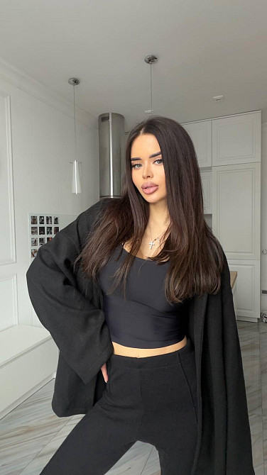 Женский стильный повседневный костюм кимоно + леггинсы турецкая ангора вязка Одесса - изображение 3