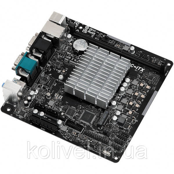 ASRock N100DC-ITX (Quad-Core N100 3.4GHz, 1xDDR4 DIMM, VGA/HDMI, 1*PCIe, 2xSATA3, M.2, GLan, miniITX Киев - изображение 3