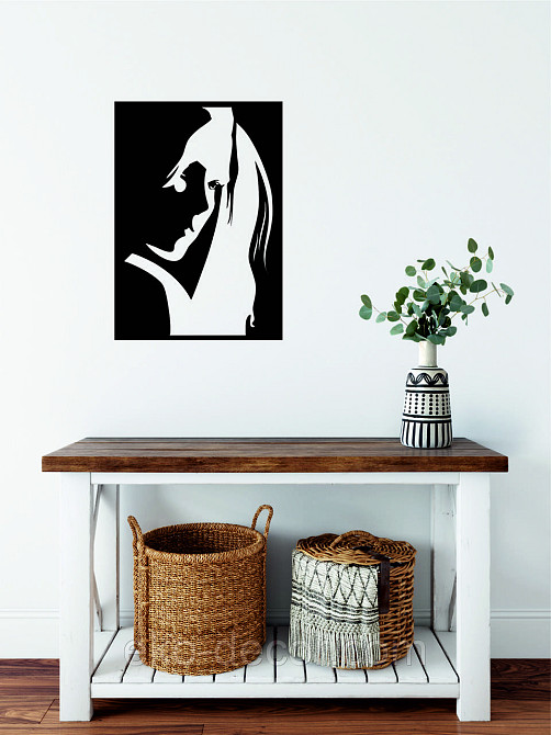 Декоративное настенное Панно «Девушка» Декор на стену Киев - изображение 8