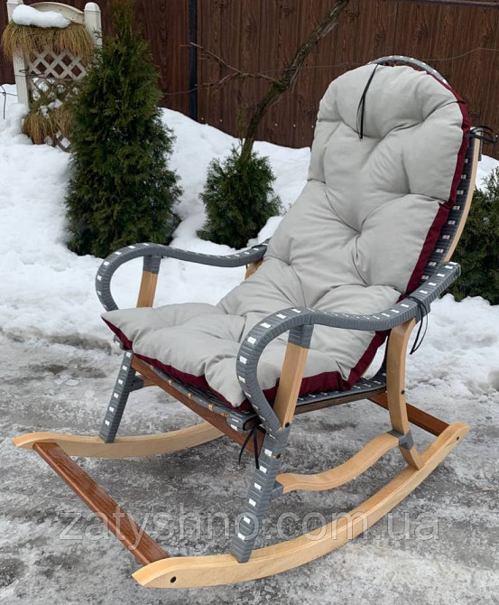 Кресло - качалка с накидкой Киев - изображение 4