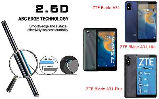 Защитное стекло ArmorGlass для ZTE Blade A31, A31 Lite, A31 Plus – устойчивое к царапинам и ударам Киев