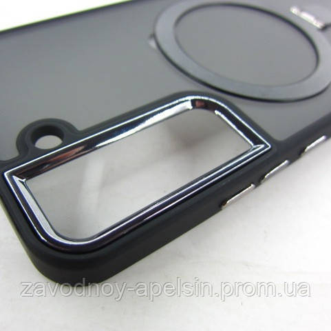 Samsung S22 S901 Чохол підставка Матовий (чорний) Одеса - фото 3