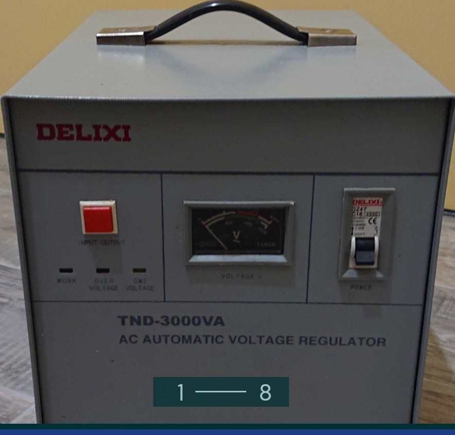 Стабилизатор напряжения сервомоторный: (транс- не реле) TND 3000VA DELIXI. Киев - изображение 1