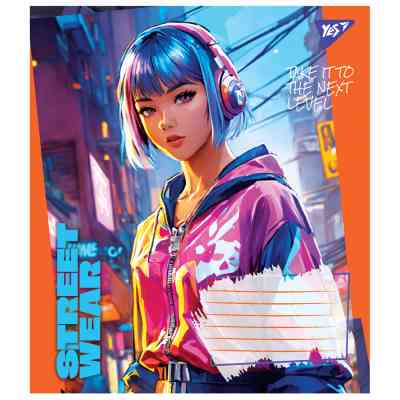 Тетрадь Yes Street wear А5 36 листов клетка (767071) Винница