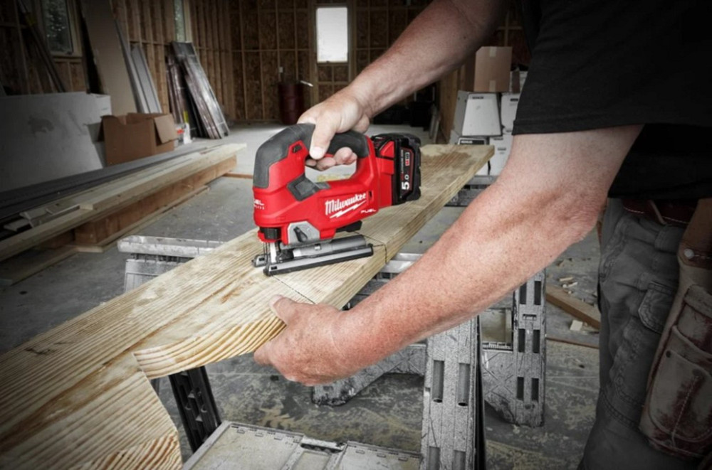 Лобзик акумуляторний MILWAUKEE, M18 FJS-0X (+ полотно, адаптер, кожух, насадка, накладка підошви, HD кейс) Одеса - фото 5