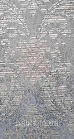 Шпалери вінілові на флізеліні Marburg Memoria 1.06х10 вензелю великі бронзові на чорному Київ