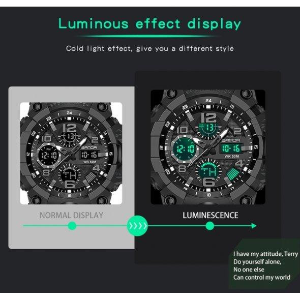 Чоловічіий наручний годинник Sanda Power Вінниця - фото 4