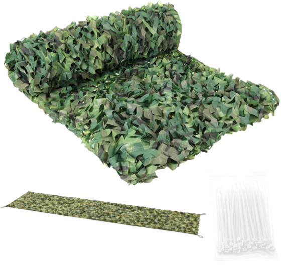 Камуфляжна маскувальна сітка розміром 2х5 метри з кріпленнями Gardlov (27383) Нововолинськ