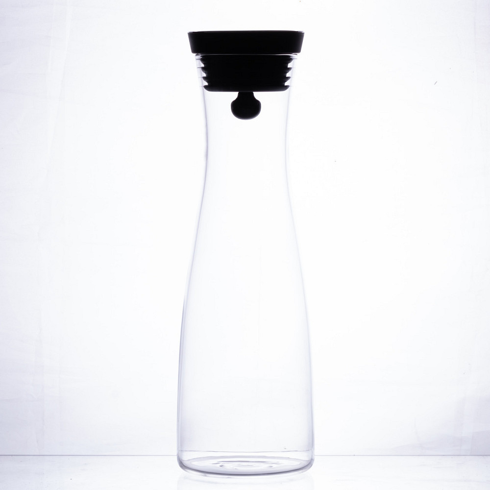 Стеклянный графин с крышкой 1.2 (л) для воды, сока, лимонада HP-19-43 Киев - изображение 4