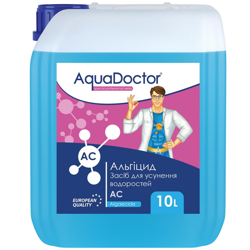 Альгицид для бассейна против водорослей AquaDoctor AC 10 л Киев - изображение 1