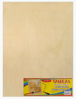 Фанера А3 "Атлас" для випилювання та випалювання 4 мм, 300*400 мм, AS-0706, шт Київ - фото 1