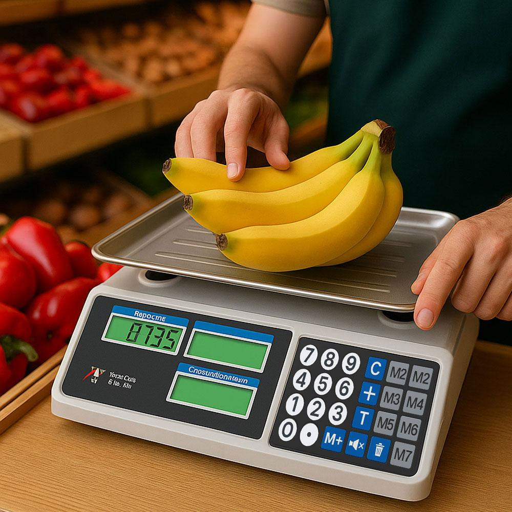 Торговые весы до 50 кг, со счетчиком цены, от сети и аккумулятора, DT 809 / Электронные весы / Настольные весы Киев - изображение 3