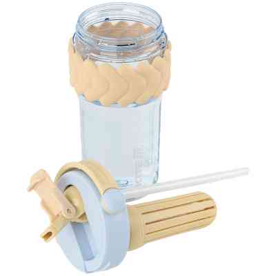 Бутылка для воды Kite 900 мл бежево-блакитний (K25-1231-1) Винница