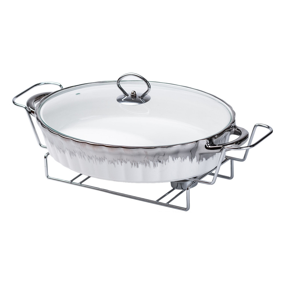 Овальна мармитниця 2 л з кришкою Київ - фото 1