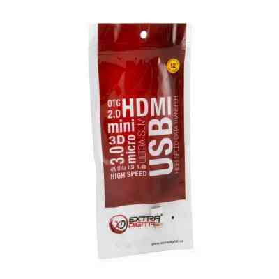 Перехідник micro USB to Lightning Extradigital (KBA1648) Вінниця