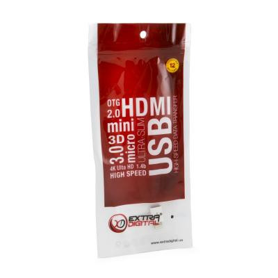 Перехідник micro USB to Lightning Extradigital (KBA1648) Вінниця - фото 5