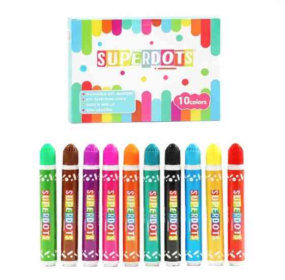 Детские точечные маркеры 35509, 10 цветов по 60 мл Винница