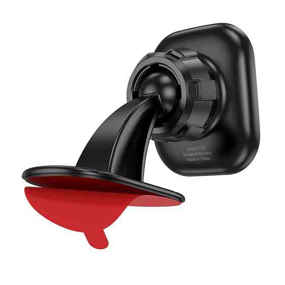 Автотримач для телефона HOCO H30 Brilliant magnetic car holder(center console) Black Ковель